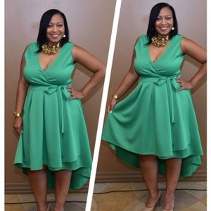 Fit and Flare Wrap Dress